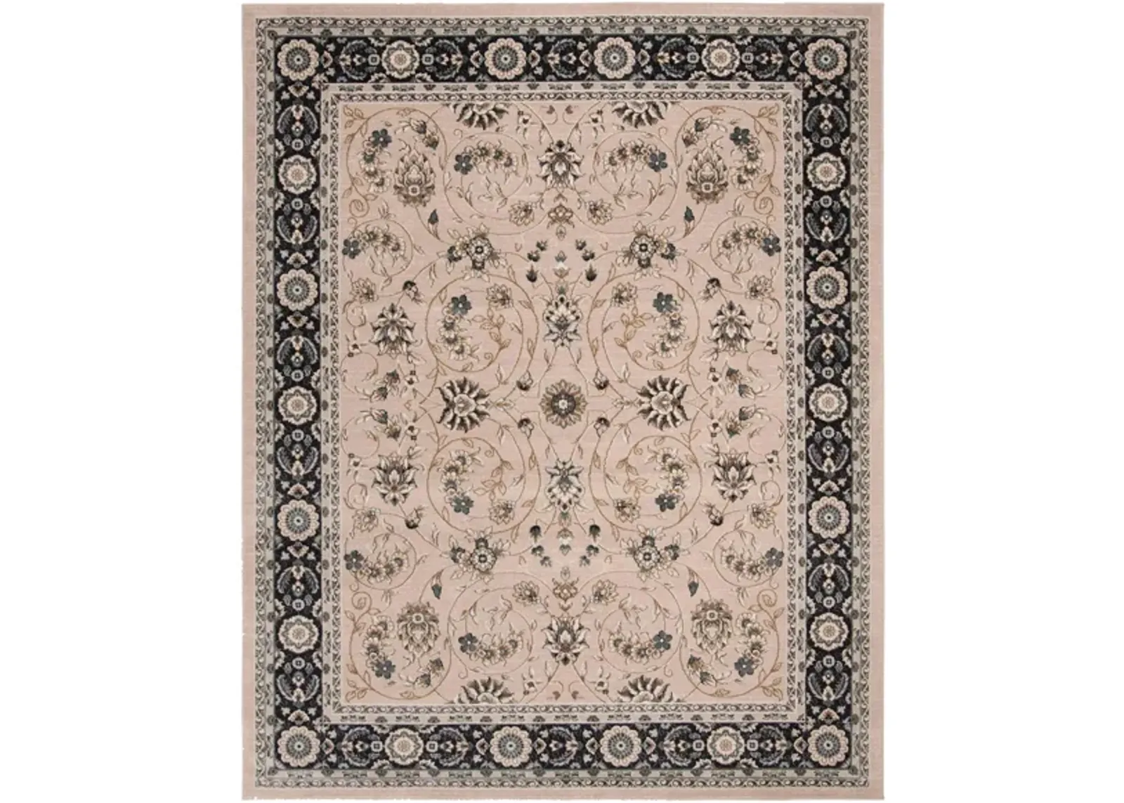 Charnwood Area Rug in Light Beige / Anthracite by Safavieh