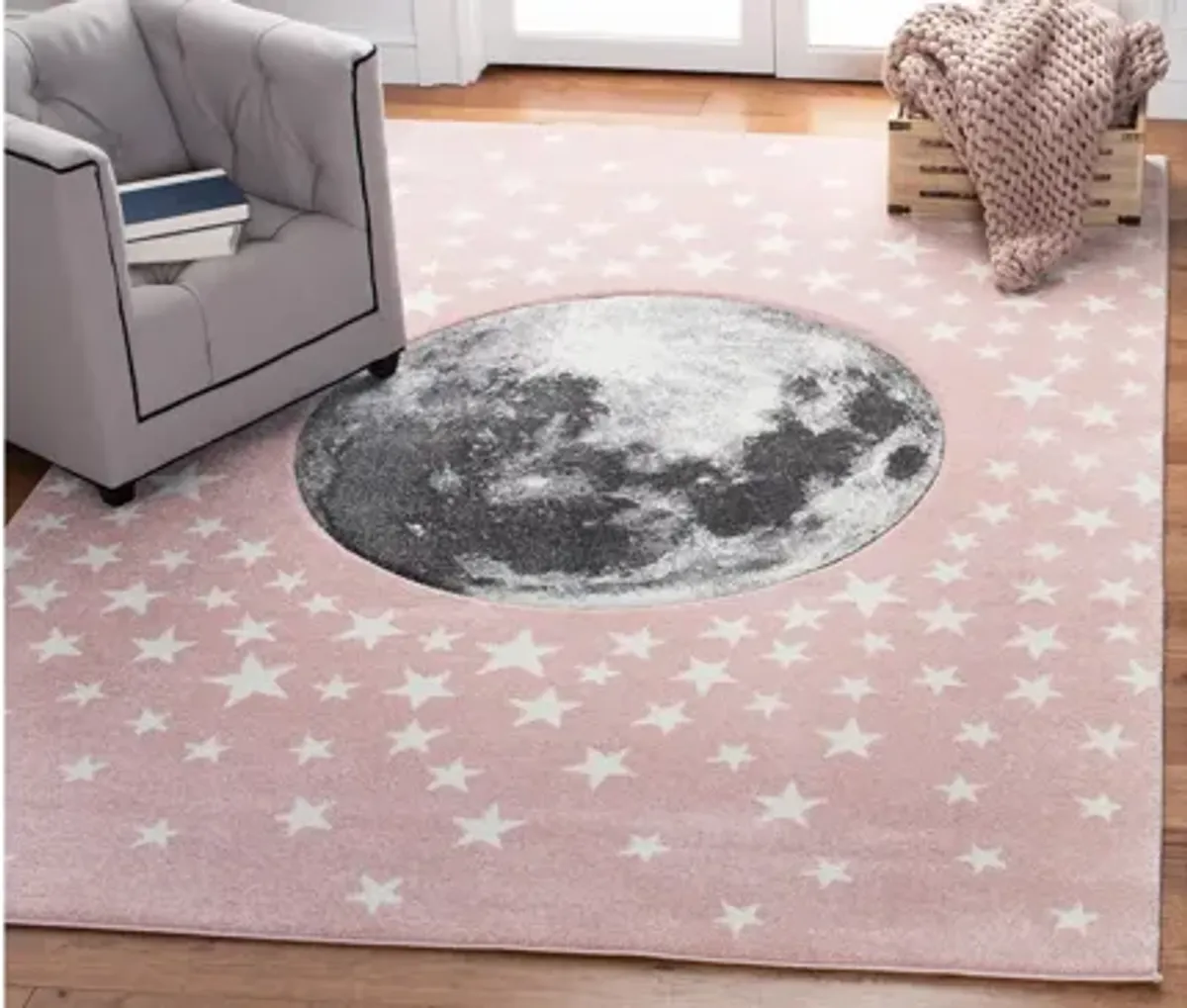 Carousel Earth Kids Area Rug