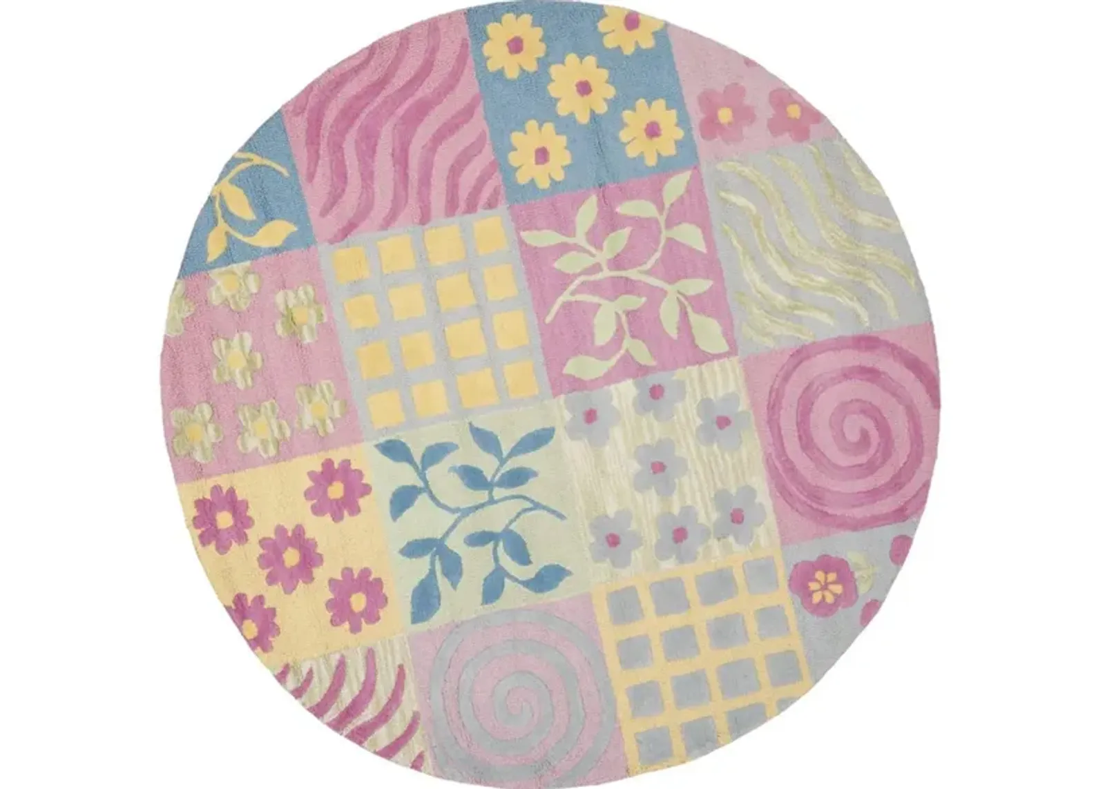 Hukka Kid's Rug in Pink/Multi by Safavieh