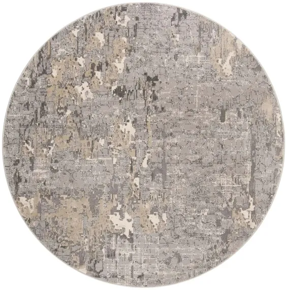 Cheyenne Round Area Rug in Gray; Blue by Safavieh