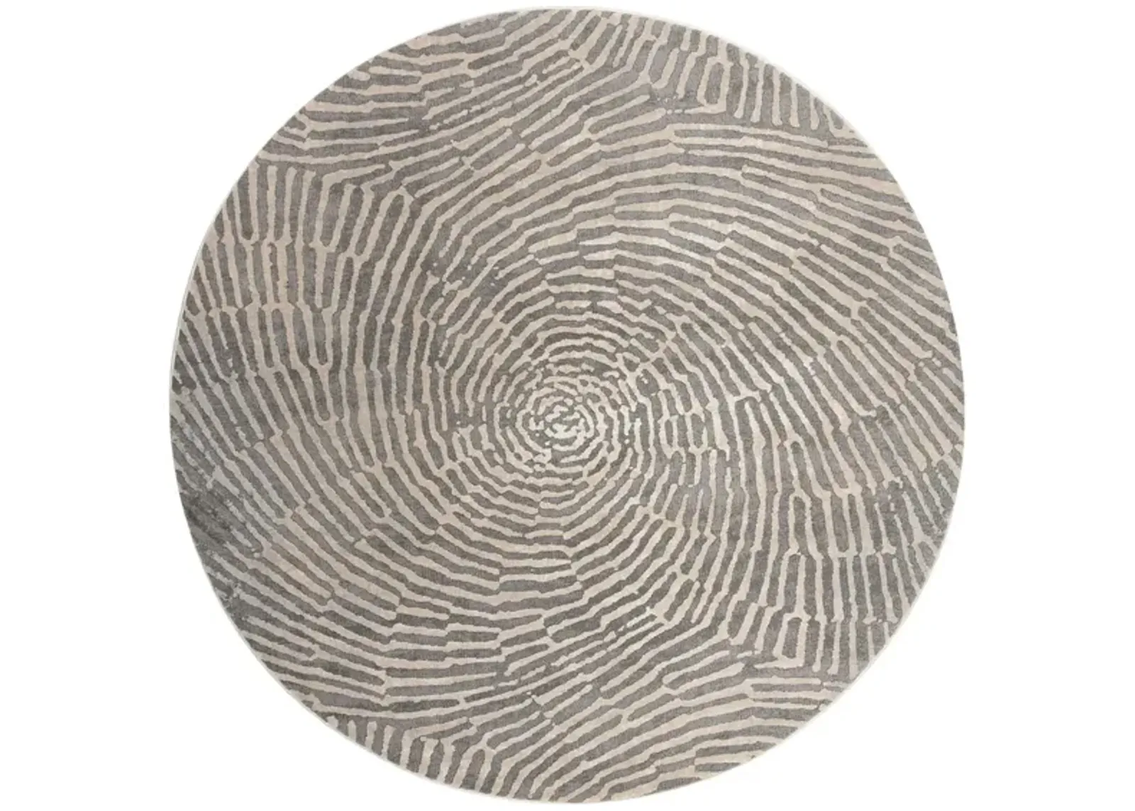 Vartanian Round Area Rug in Taupe by Safavieh