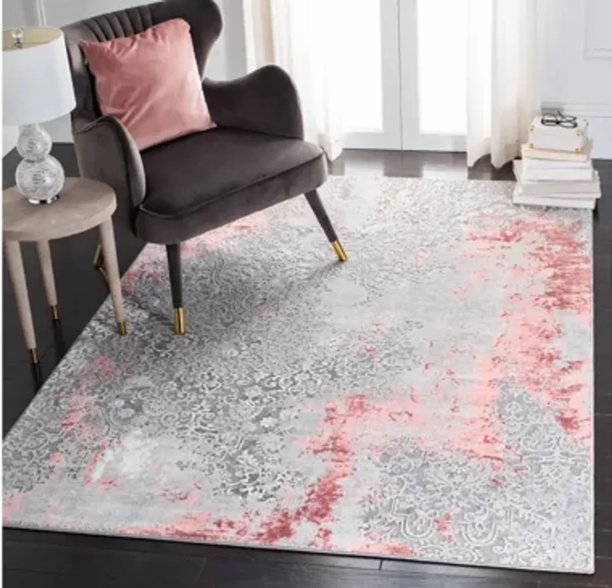 Garett Round Area Rug