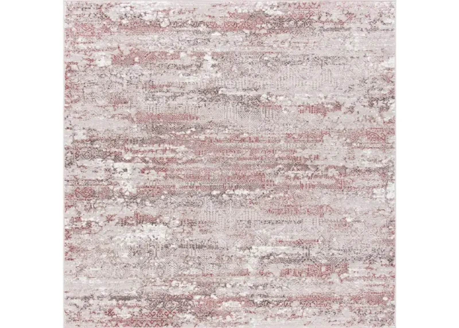 Mcneil Square Area Rug in Beige; Pink by Safavieh