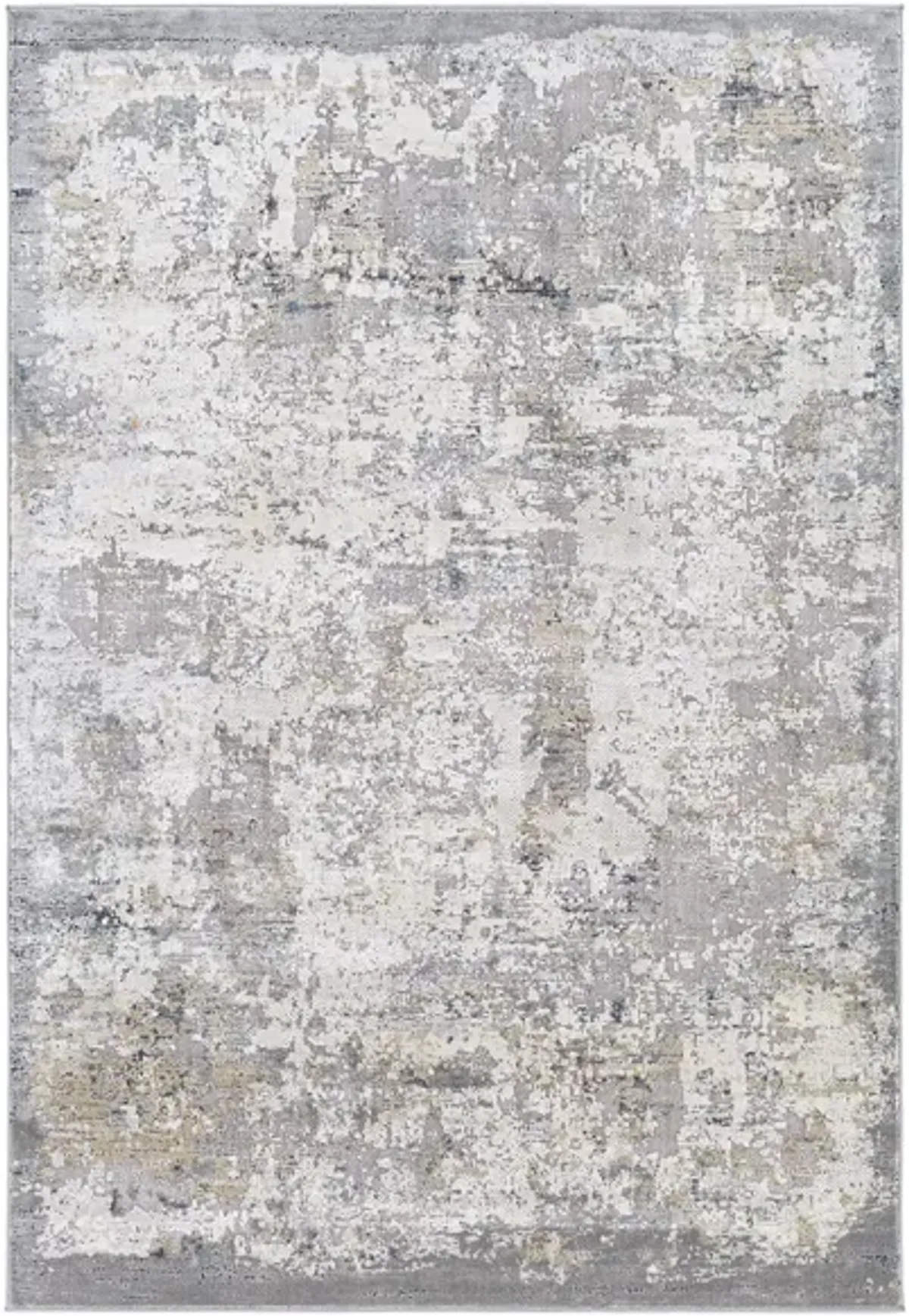 Norland Nelson Rug in Light Gray, Charcoal, Cream, Khaki, Navy by Surya