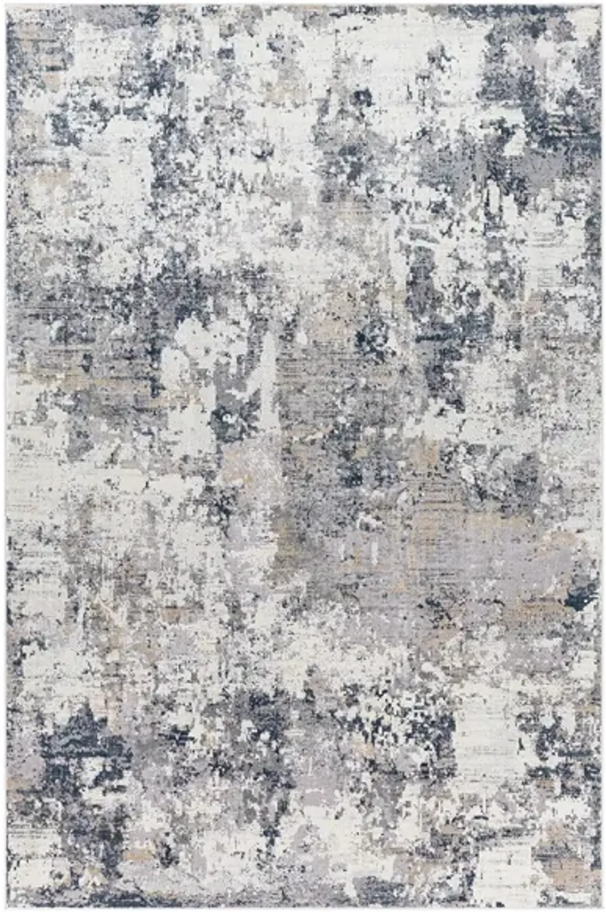 Norland Middleton Rug in Light Gray, Charcoal, Navy, Butter, Cream by Surya