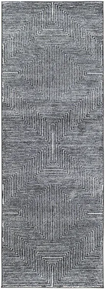 Nepali Gem Rug in Medium Gray, Cream, Black by Surya