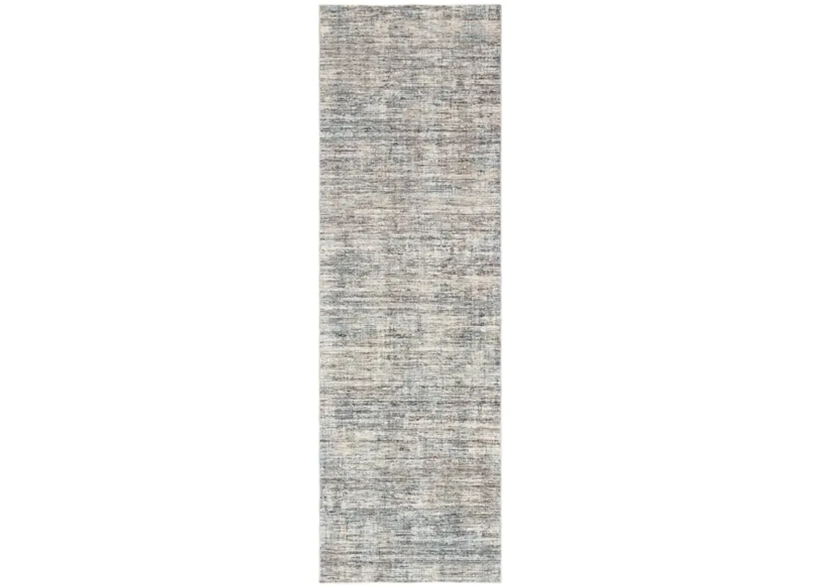 Presidential Striated Rug in Medium Gray, Charcoal, Ivory, Butter, Pale Blue, Bright Blue, Lime, Peach, Burnt Orange by Surya