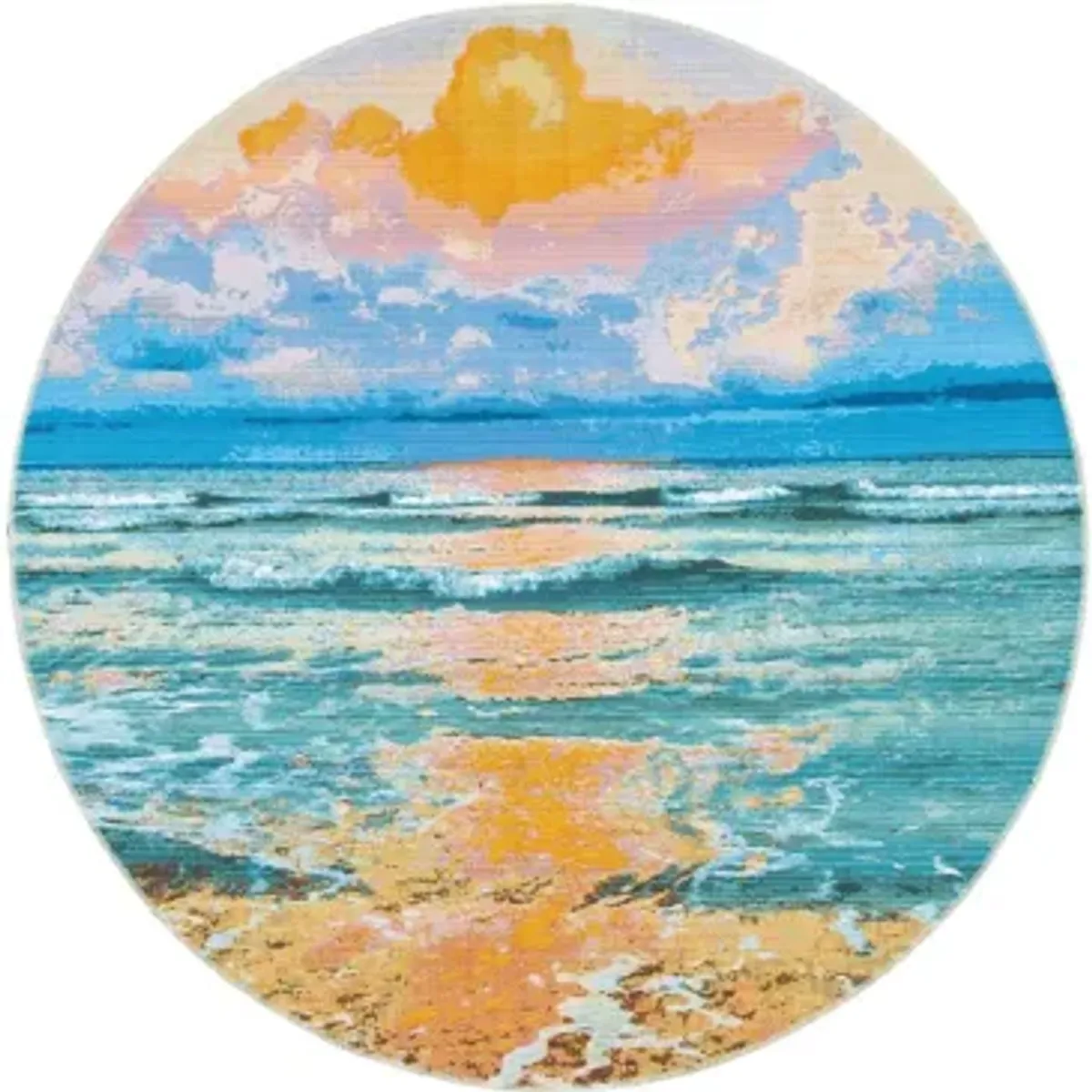 Barbados Sunset Indoor/Outdoor Area Rug