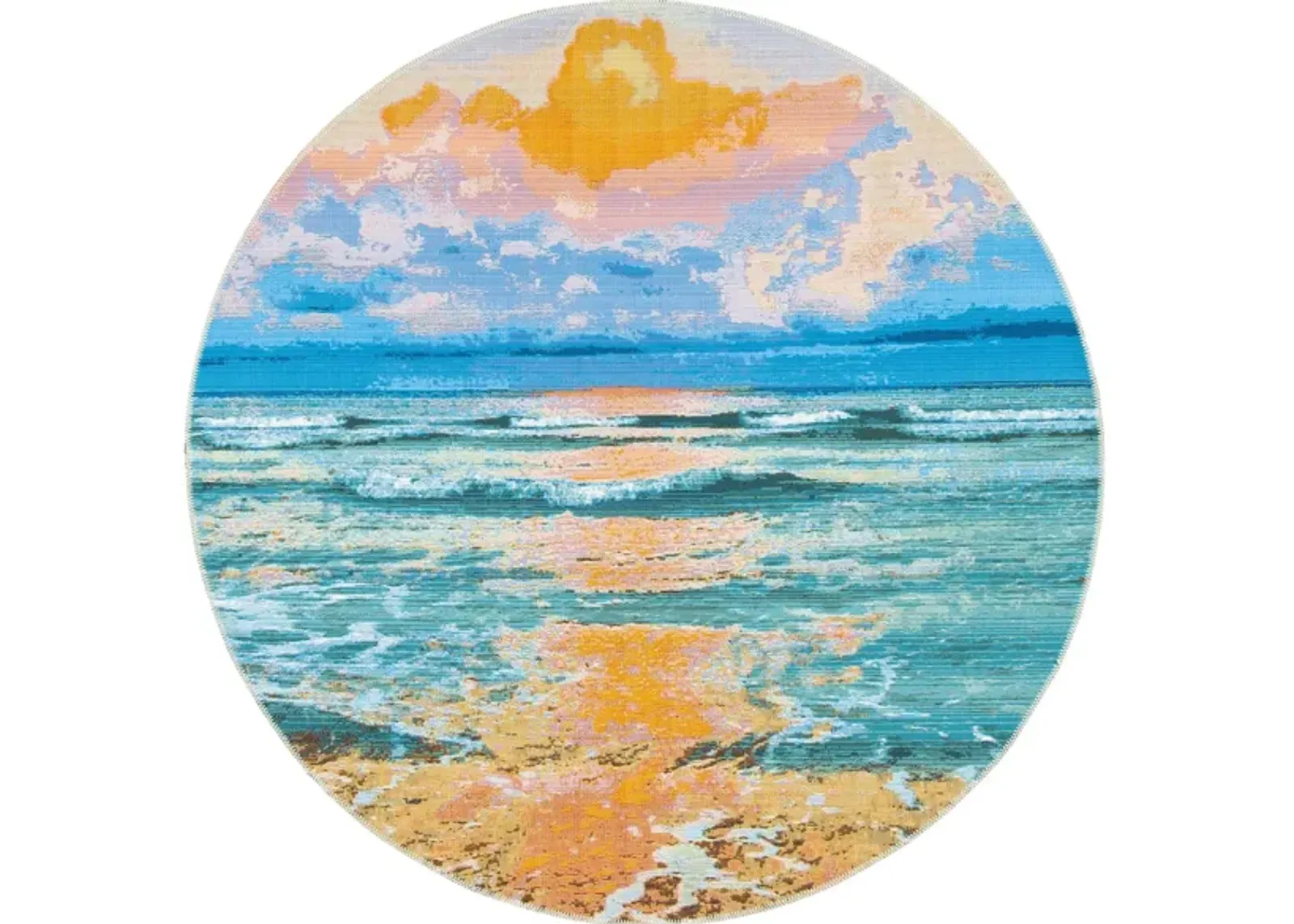 Barbados Sunset Indoor/Outdoor Area Rug