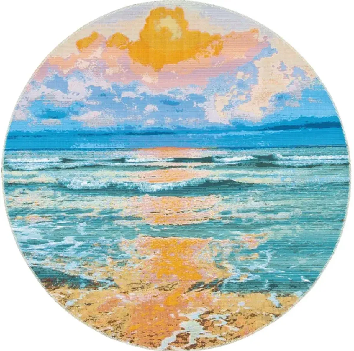 Barbados Sunset Indoor/Outdoor Area Rug