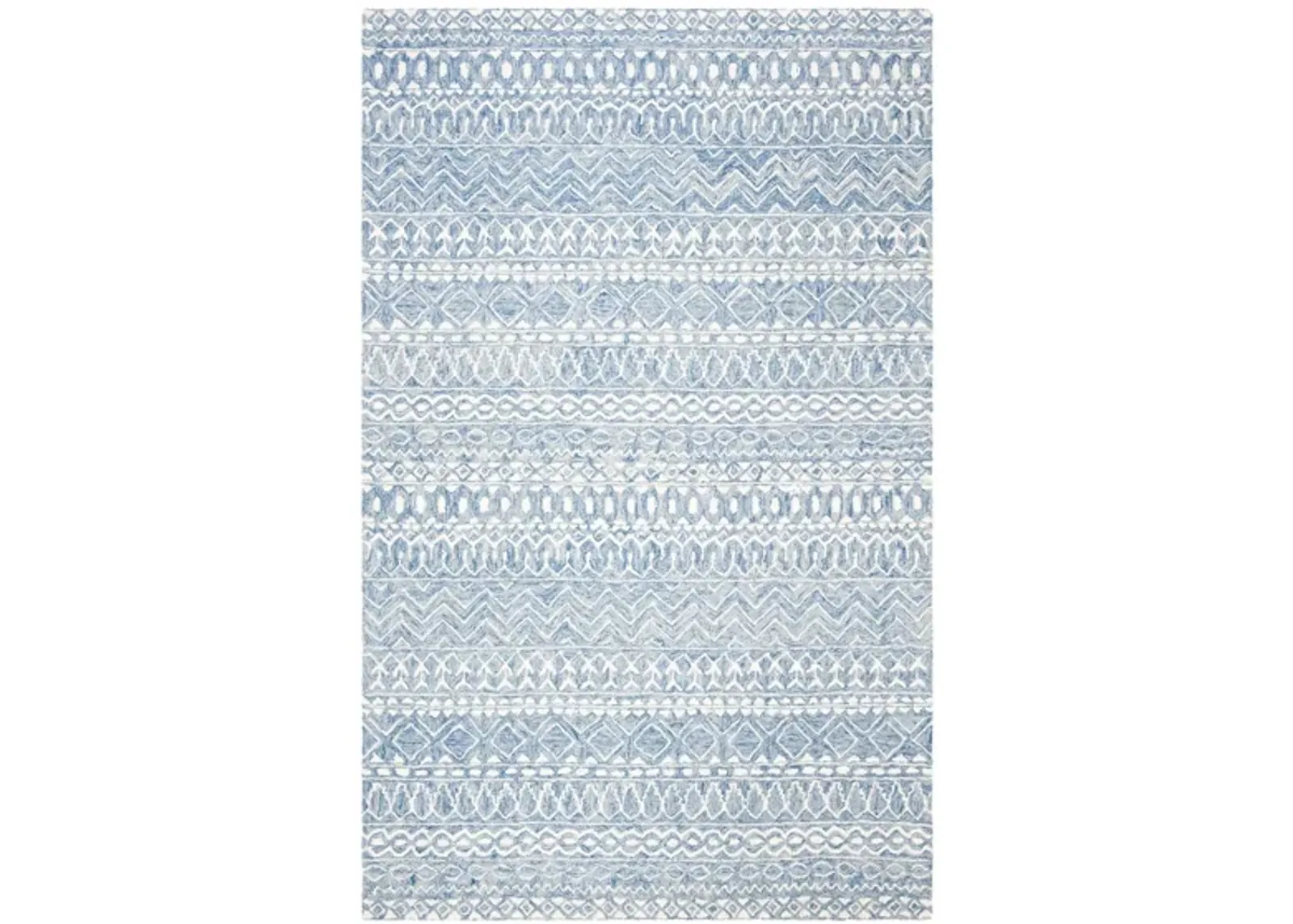 Kazuma Area Rug in Blue & Ivory by Safavieh