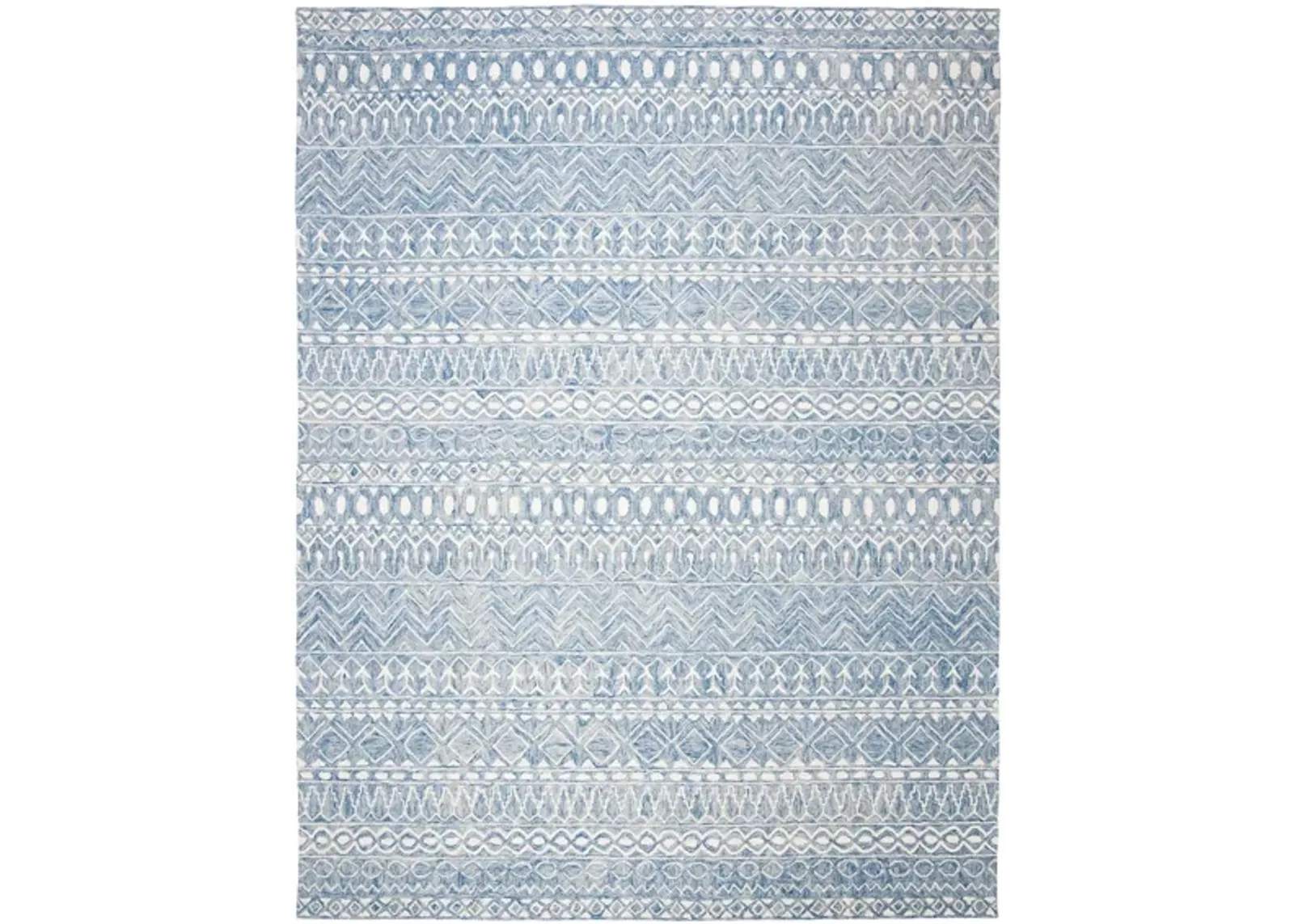 Kazuma Area Rug in Blue & Ivory by Safavieh