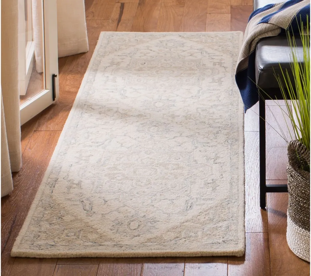 McGrath Runner Rug in Ivory & Beige by Safavieh