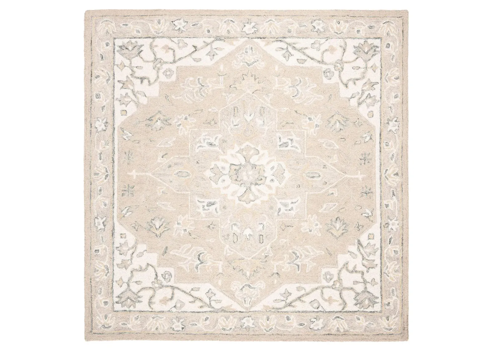 Turbo Area Rug in Light Gray & Ivory by Safavieh