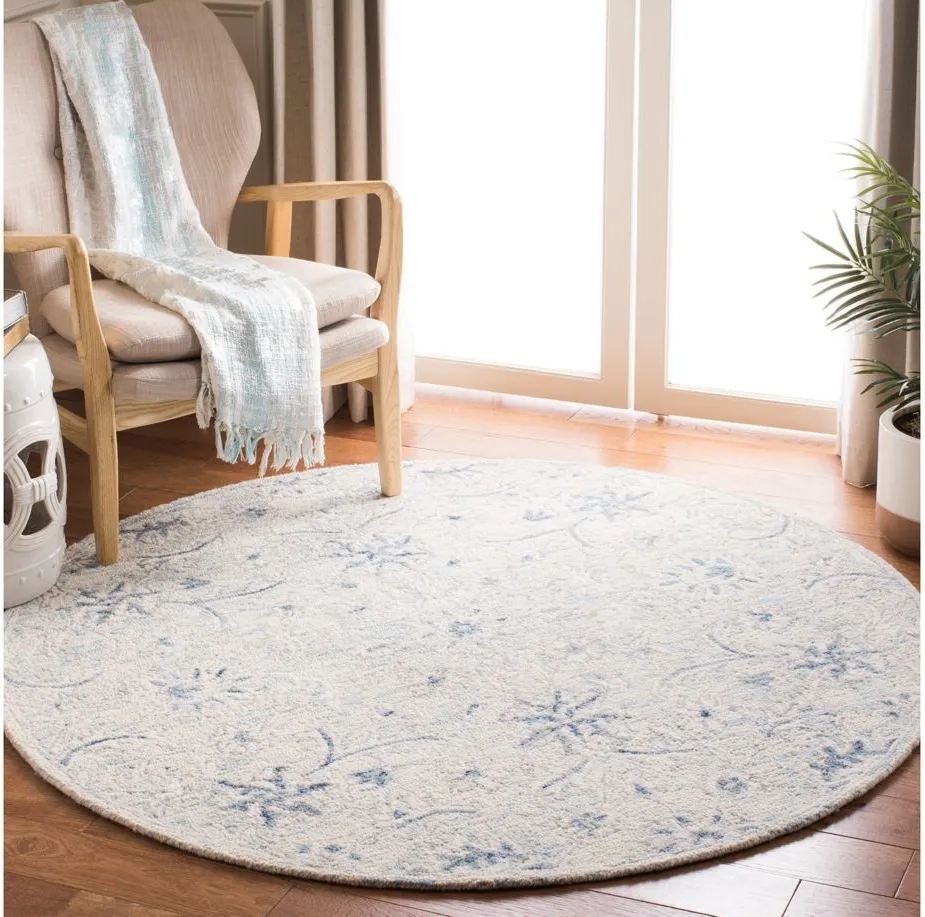 Kruse Area Rug in Light Blue & Ivory by Safavieh