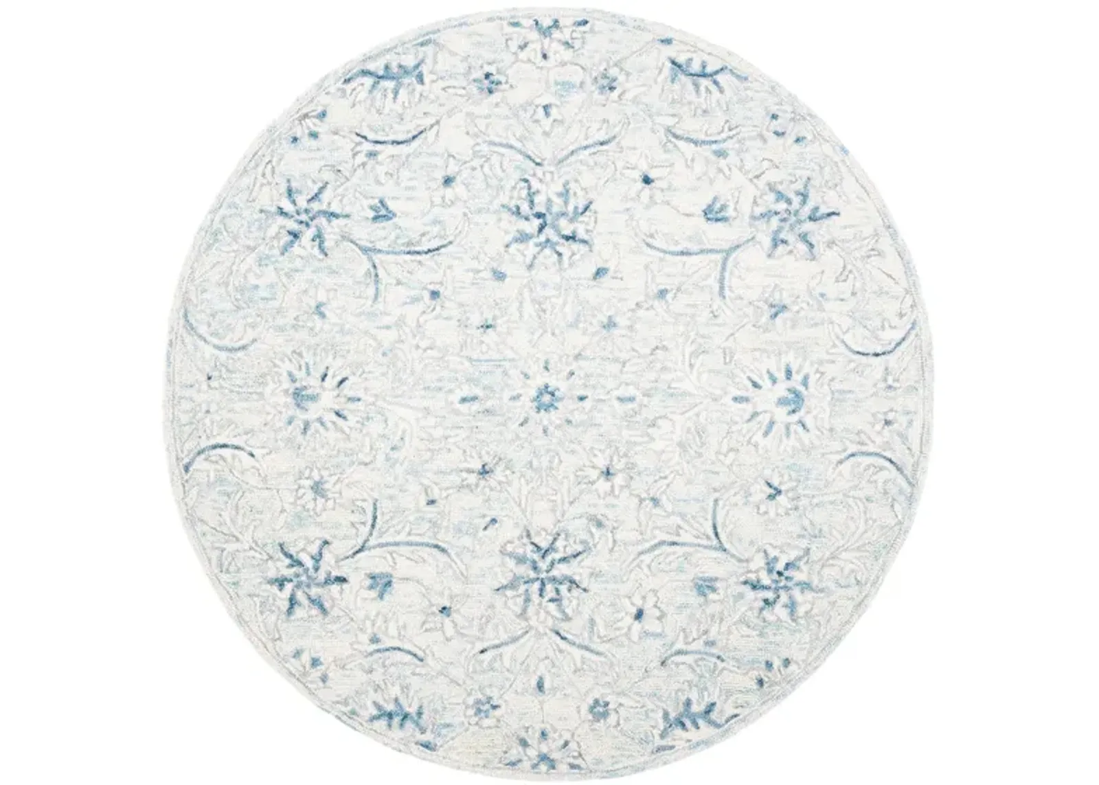 Kruse Area Rug in Light Blue & Ivory by Safavieh