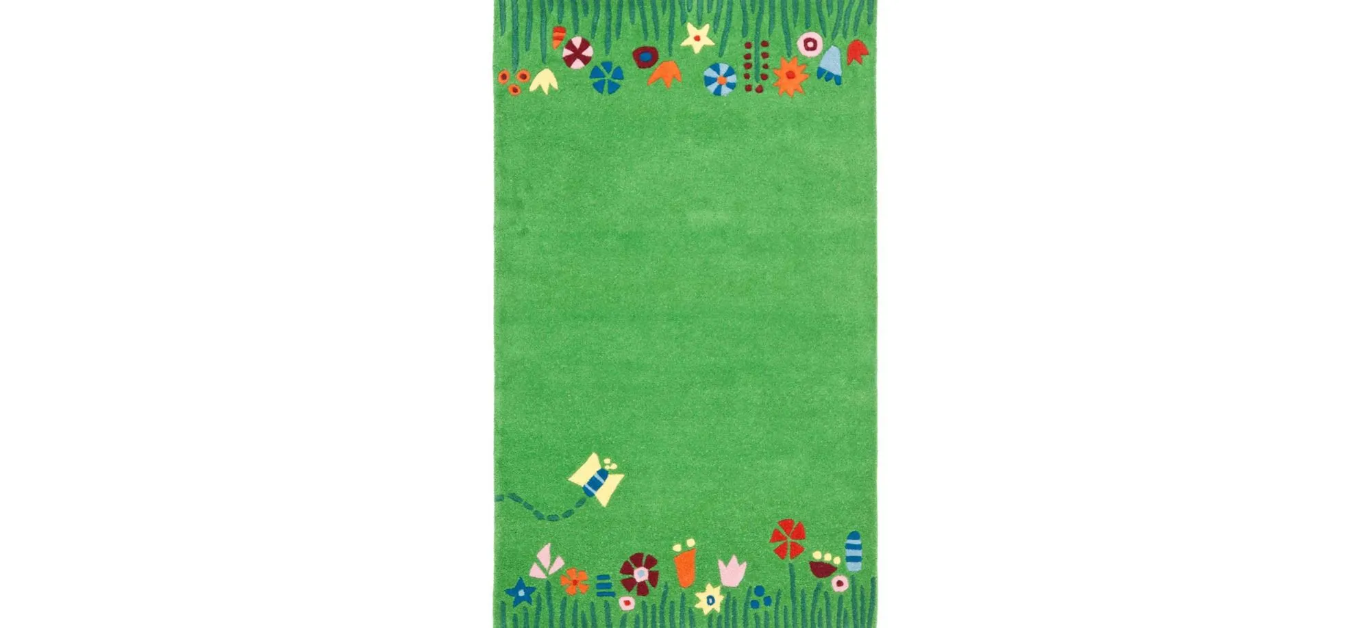 Hanau Kid's Rug in Green/Multi by Safavieh