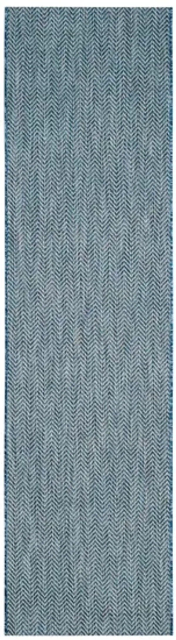 Courtyard Diamond Tile Indoor/Outdoor Runner Rug