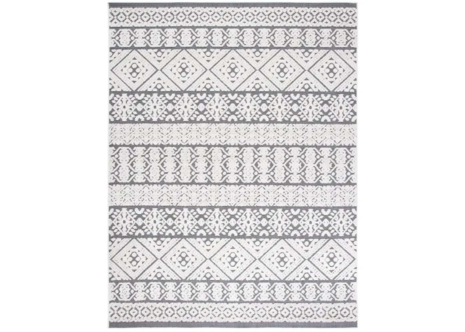 Cabana IV Area Rug in Ivory & Gray by Safavieh