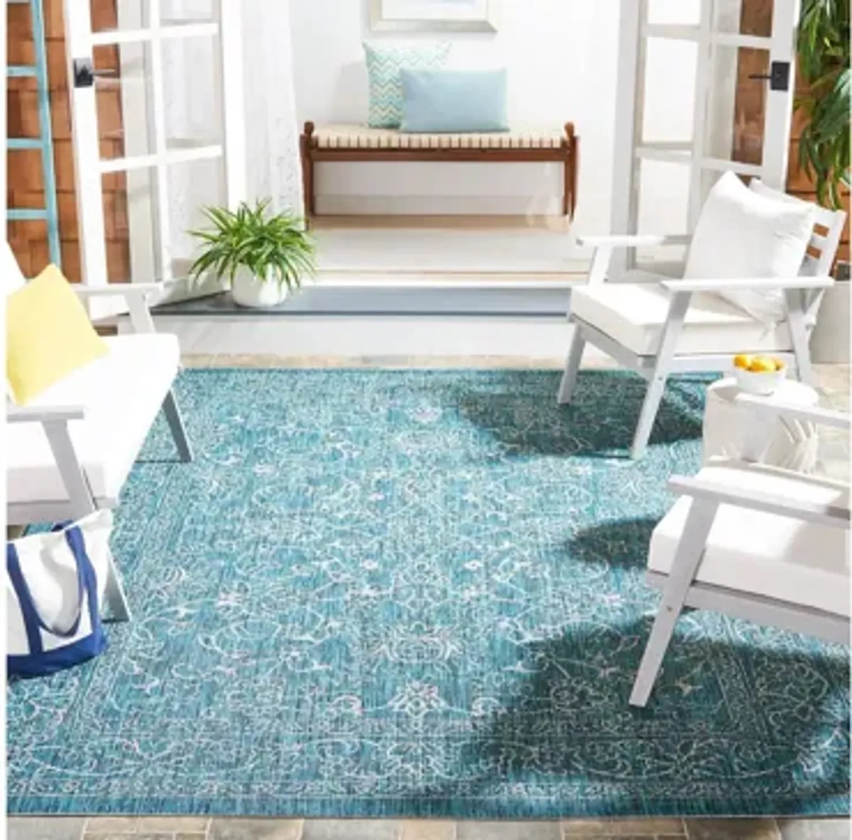 Courtyard Pacific Indoor/Outdoor Area Rug