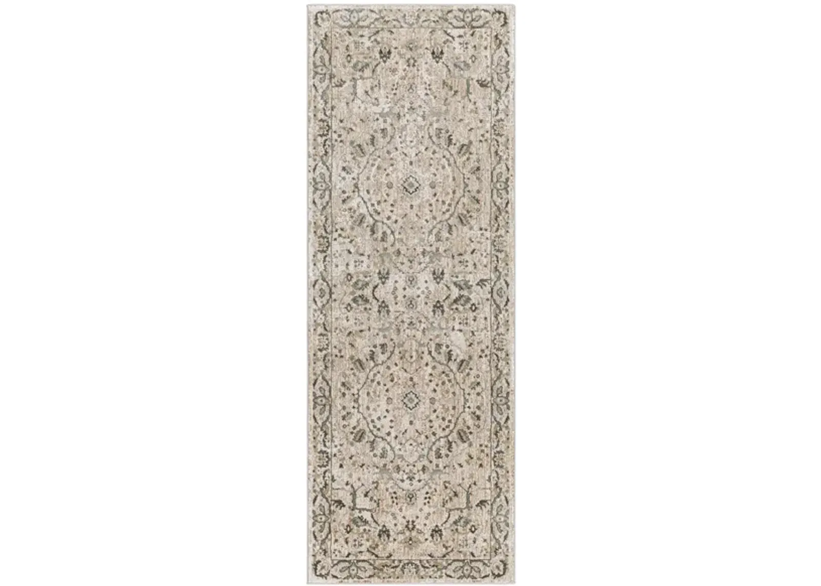 Glynn Malkier Area Rug in Beige, Sage, Dark Green by Surya