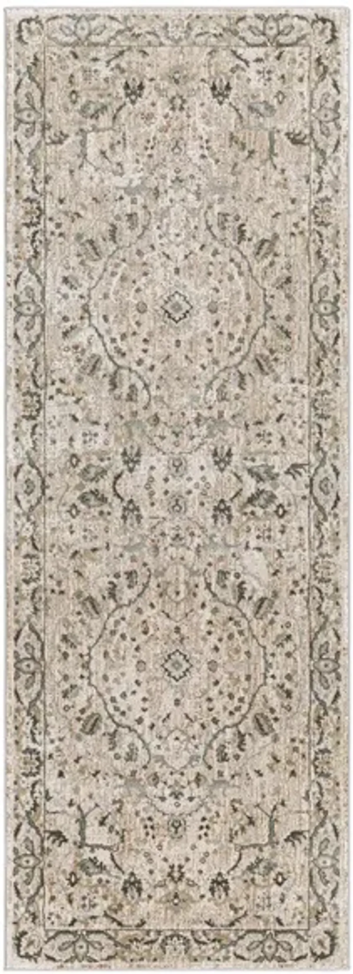 Glynn Malkier Area Rug in Beige, Sage, Dark Green by Surya