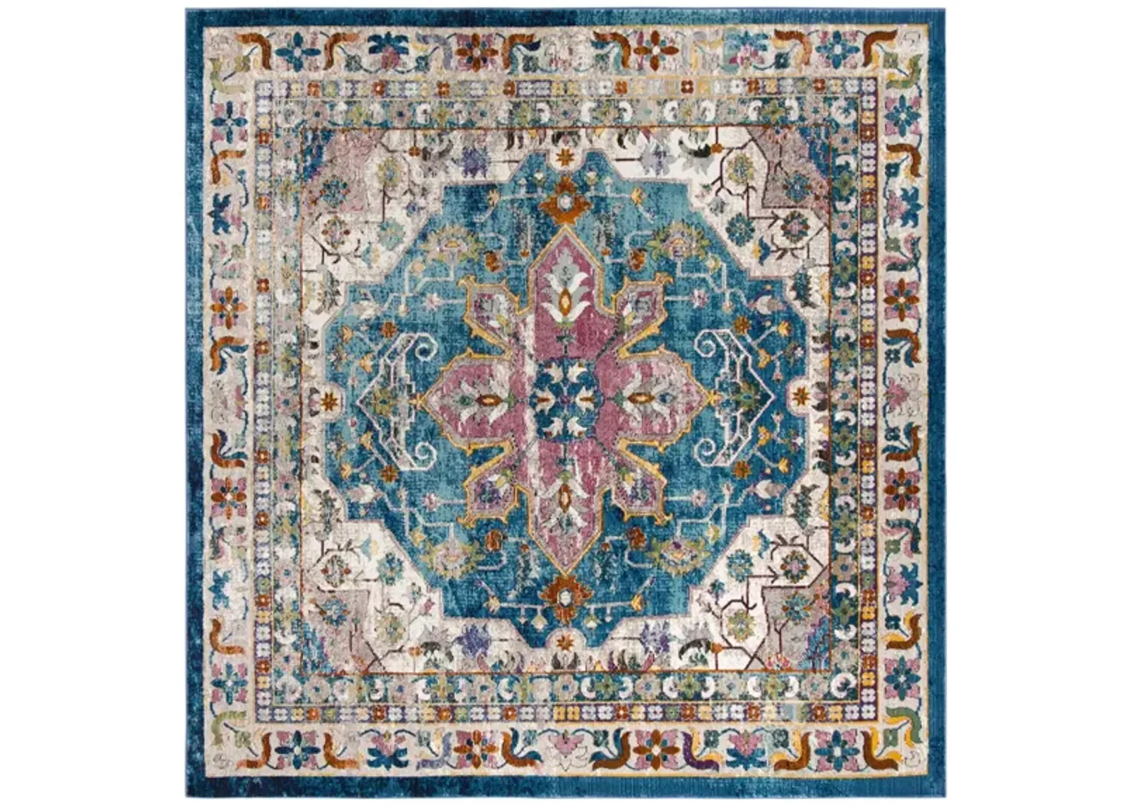 Aurelia Area Rug in Blue / Creme by Safavieh