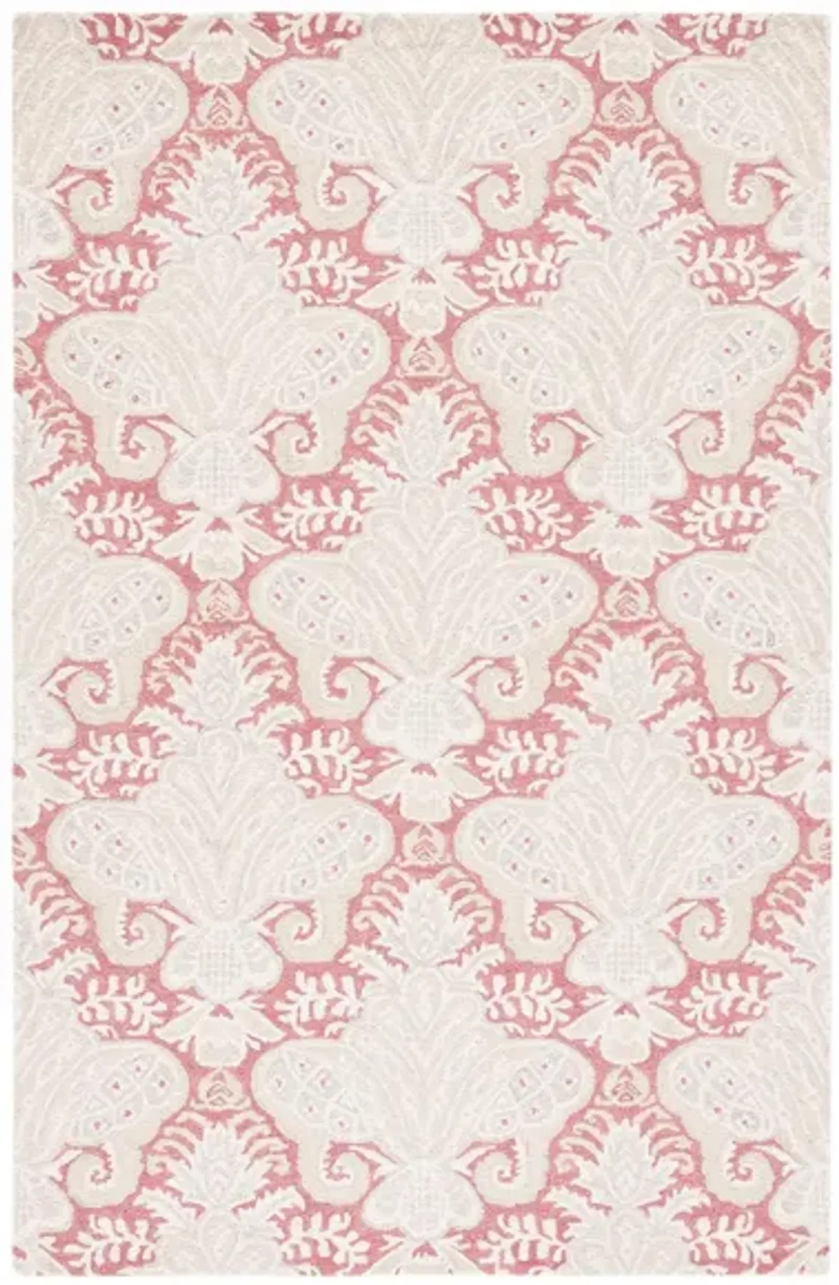 Nyneave Area Rug in Pink & Beige by Safavieh