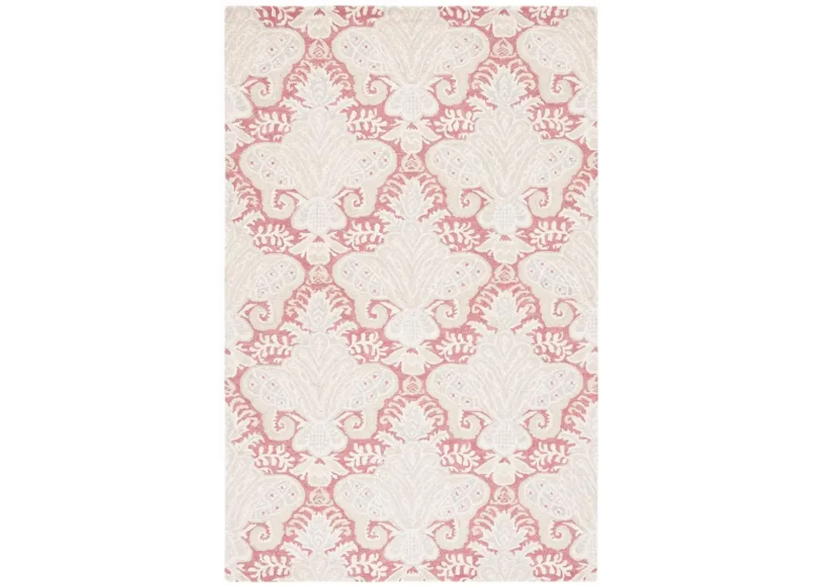 Nyneave Area Rug in Pink & Beige by Safavieh