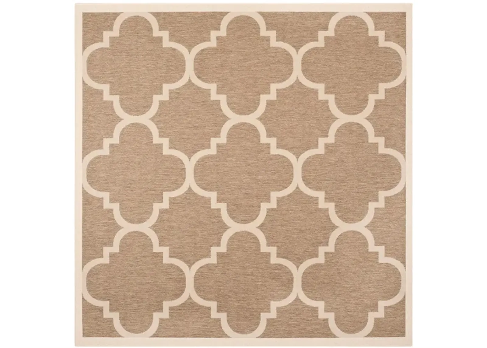 Courtyard Morocco Indoor/Outdoor Area Rug in Brown by Safavieh