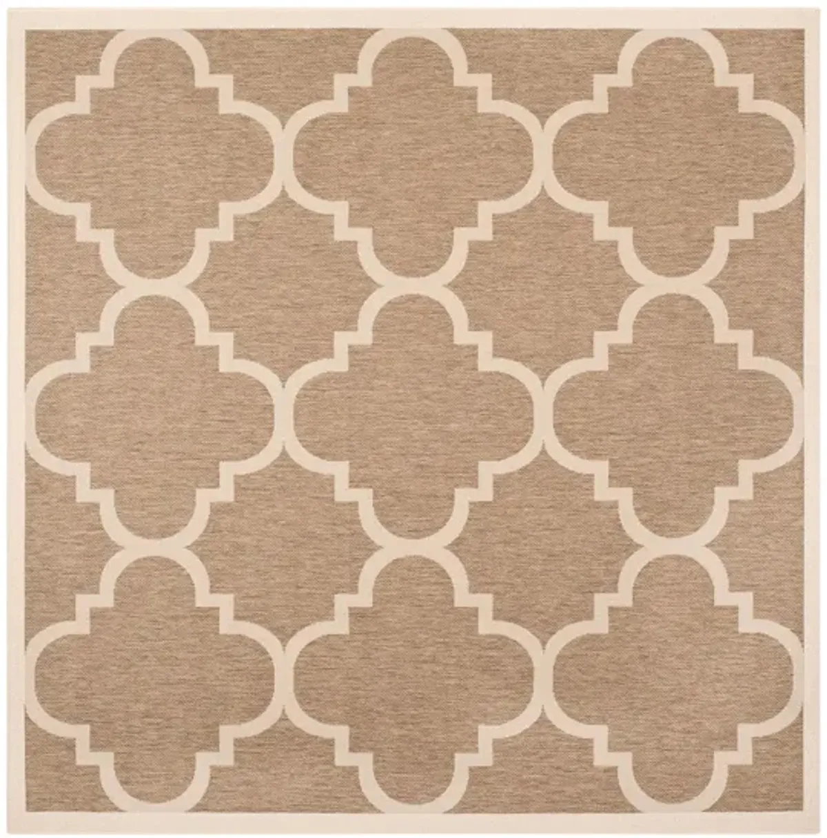 Courtyard Morocco Indoor/Outdoor Area Rug in Brown by Safavieh