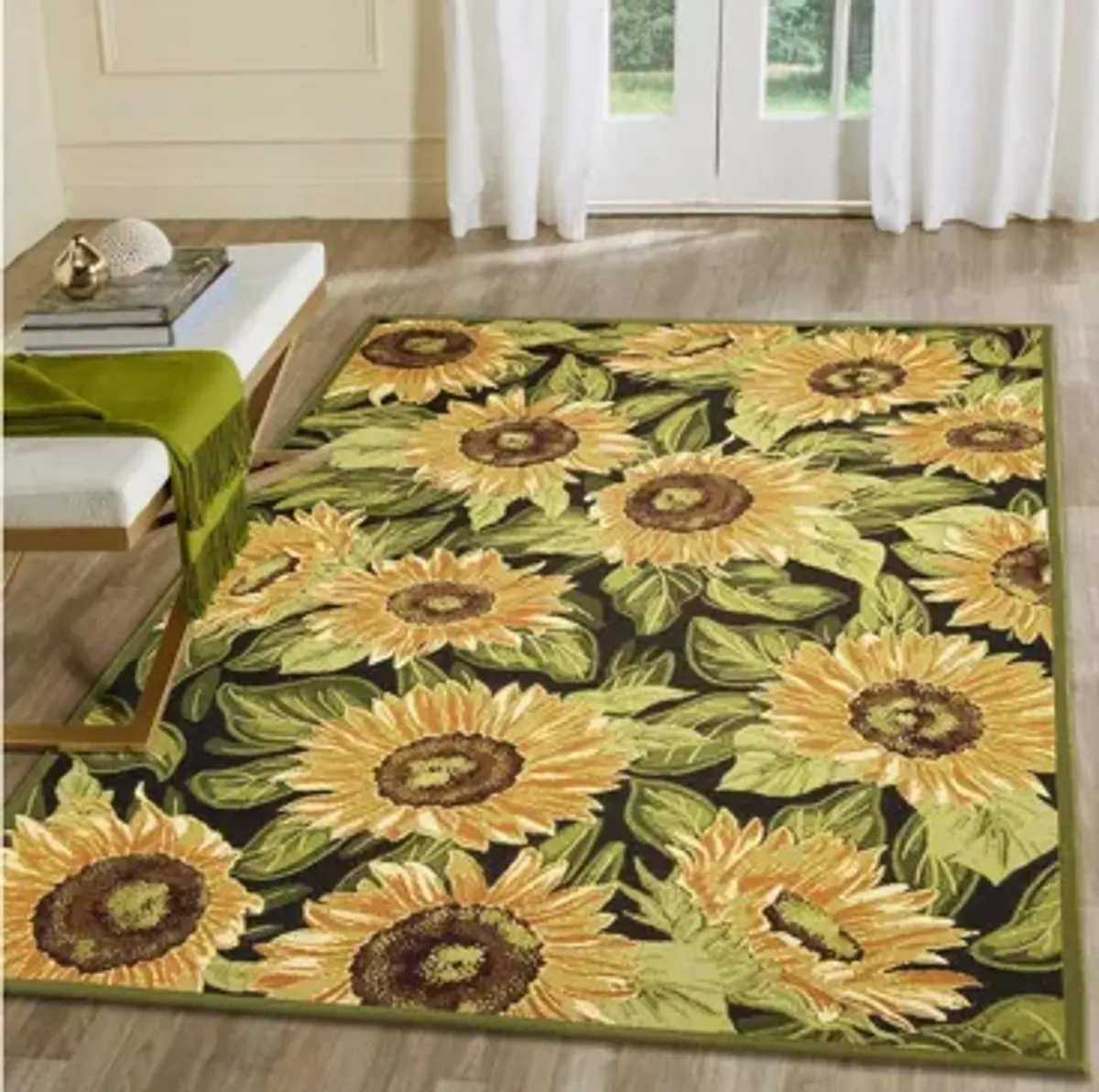 Marina Sunflowers Indoor/Outdoor Rug