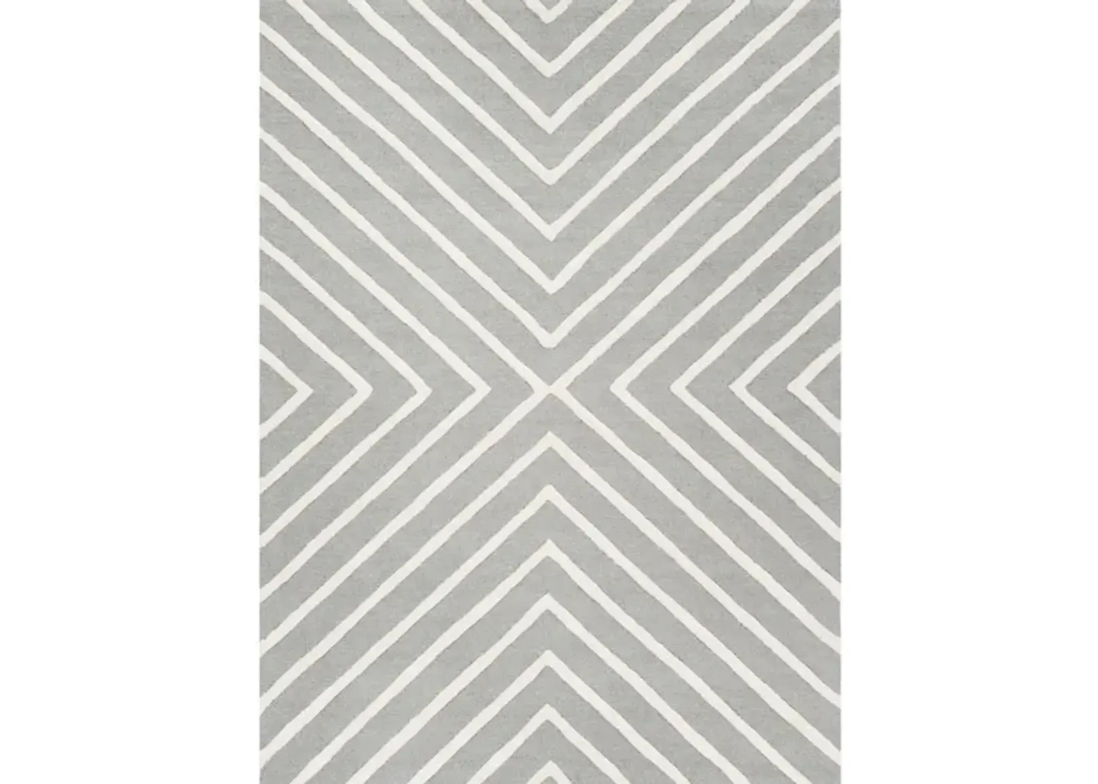 Kerr Kid's Area Rug in Gray/Ivory by Safavieh