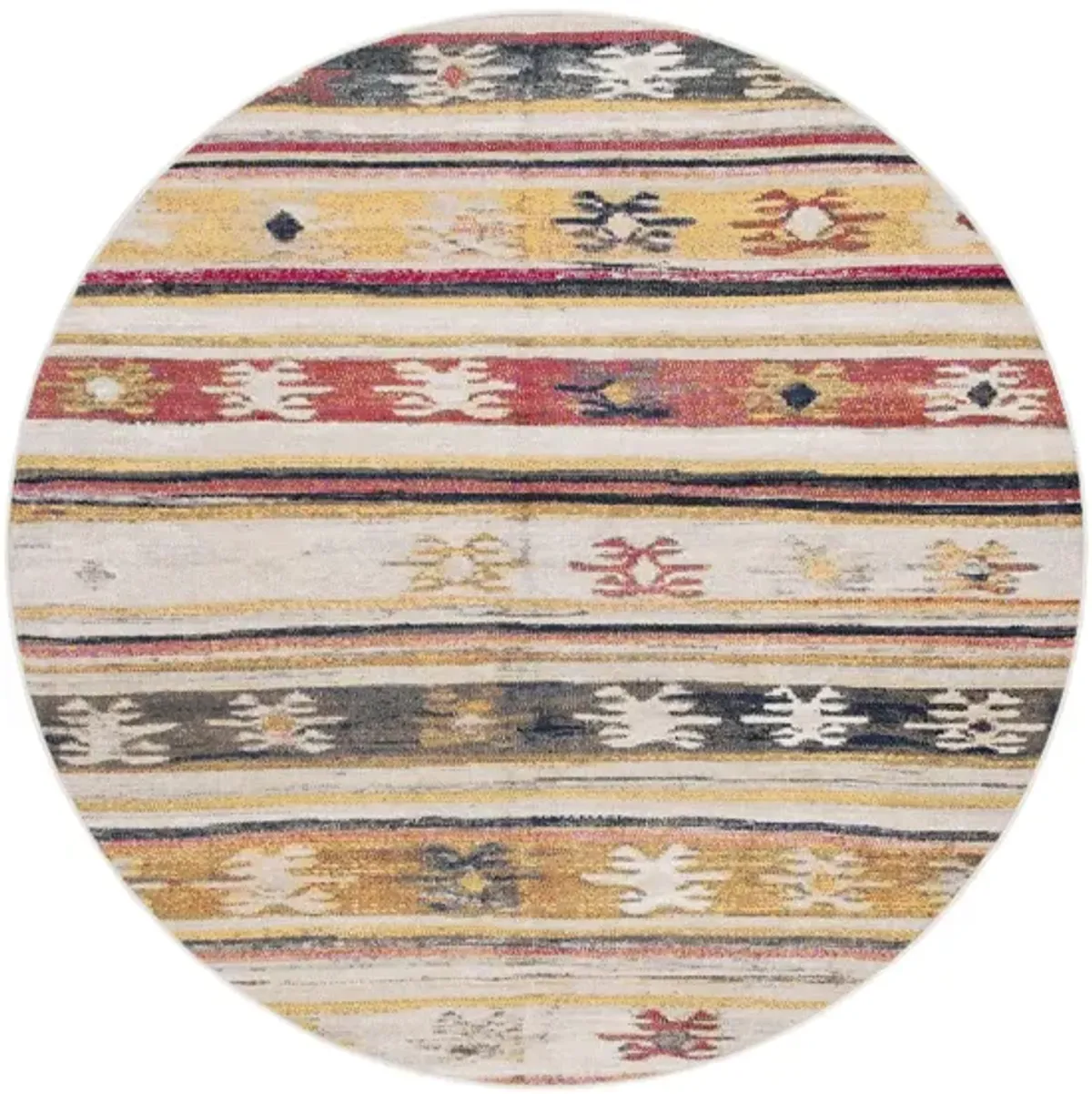 Montage II Area Rug in Taupe & Multi by Safavieh