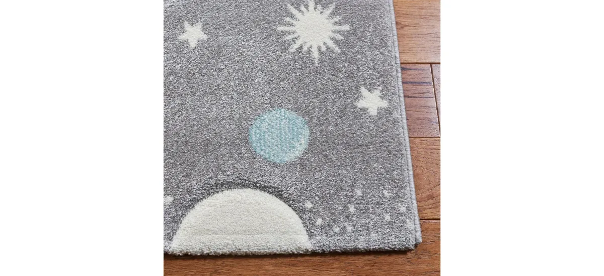 Carousel Planets Kids Area Rug