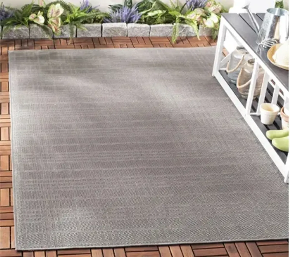 Bermuda Caribbean Indoor/Outdoor Square Area Rug