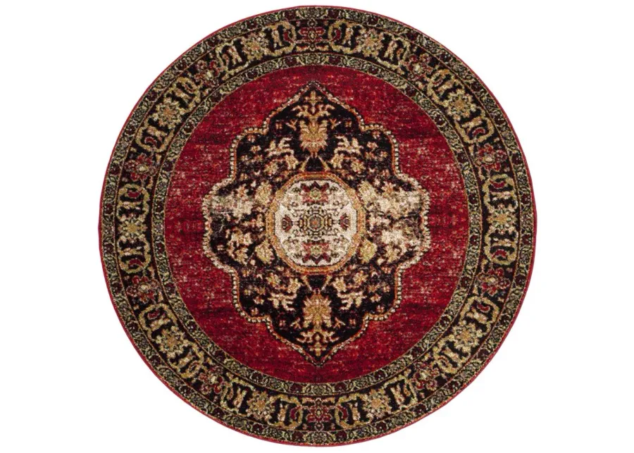 Vintage Hamadan I Area Rug in Red by Safavieh