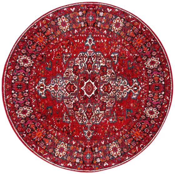 Vintage Hamadan I Area Rug in Red by Safavieh