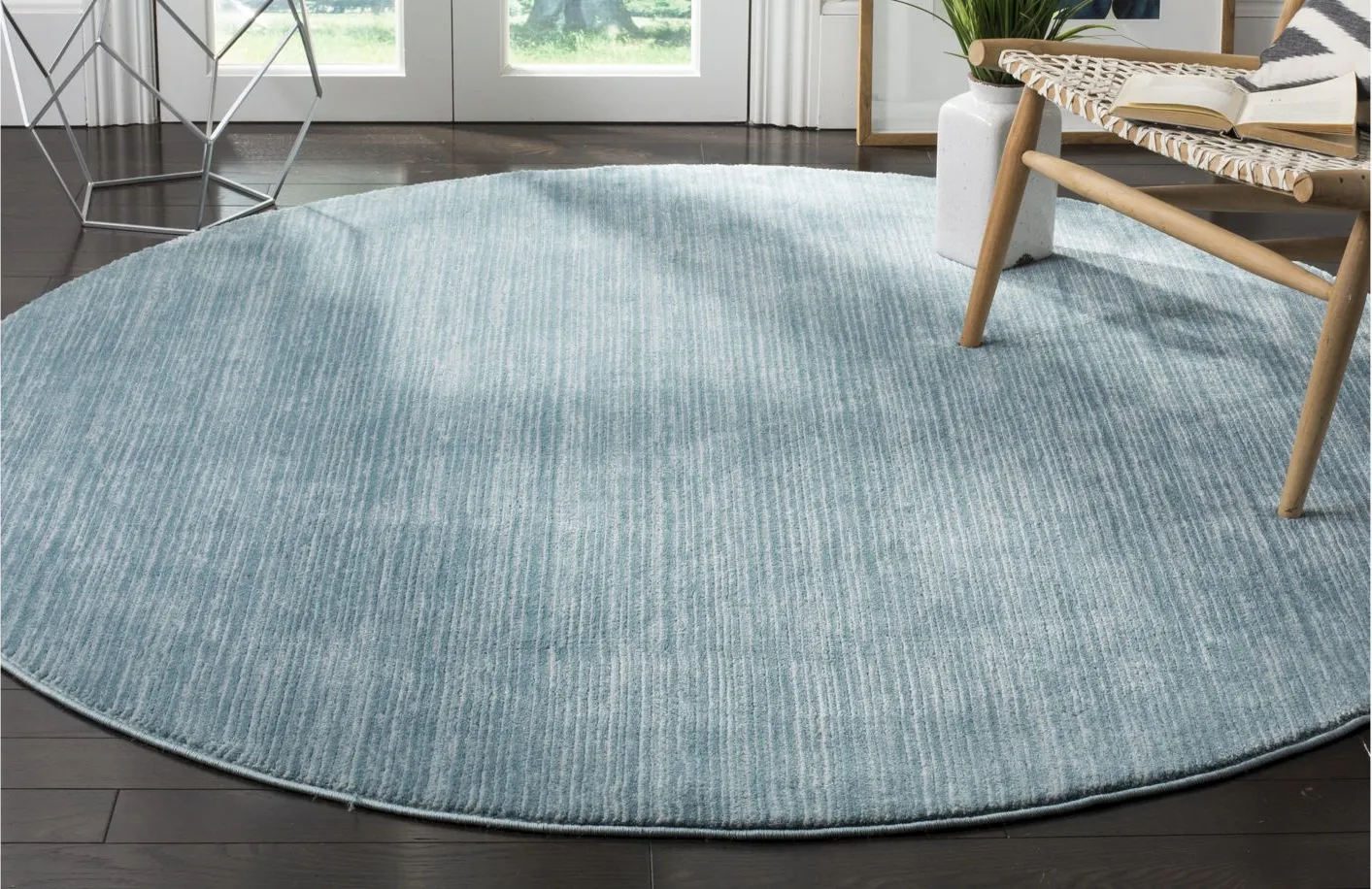 Ponzio Area Rug in Aqua by Safavieh