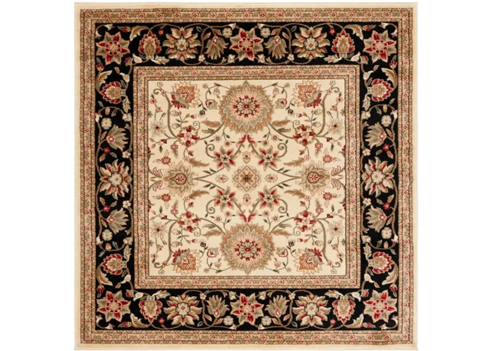 Lyndhurst Area Rug in Ivory / Black by Safavieh