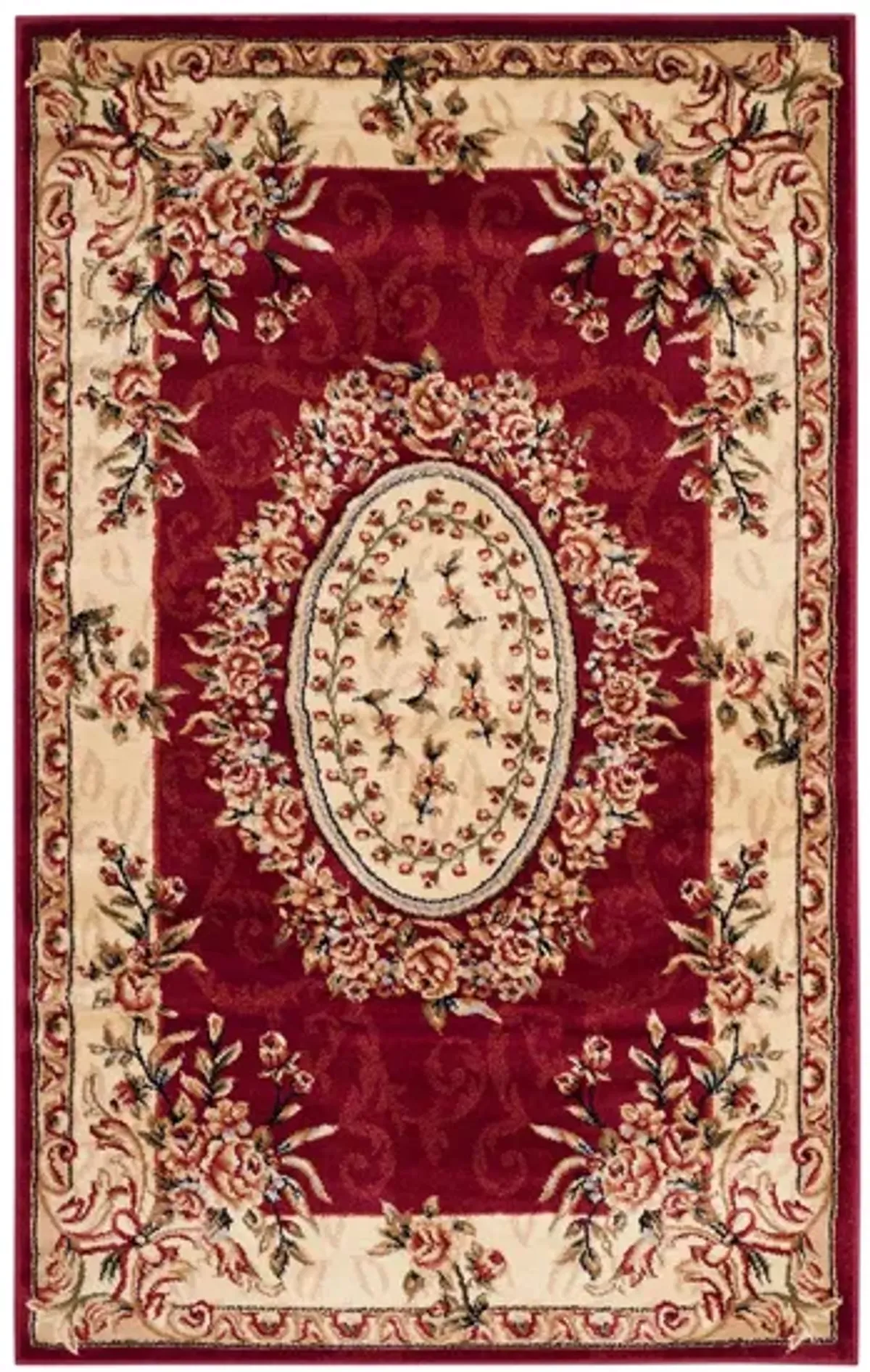 Azura Area Rug in Red / Ivory by Safavieh