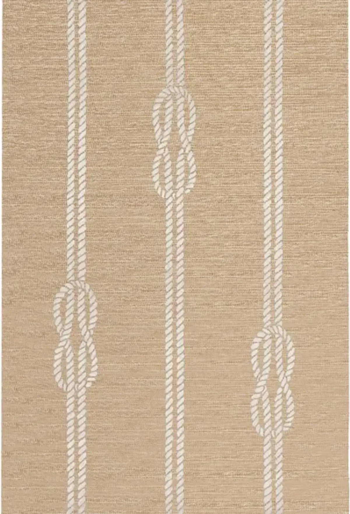 Ropes Indoor/Outdoor Area Rug in Neutral by Trans-Ocean Import Co Inc