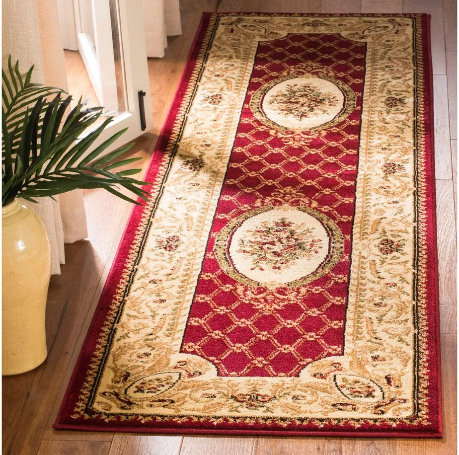 Agincourt Runner Rug in Red / Ivory by Safavieh