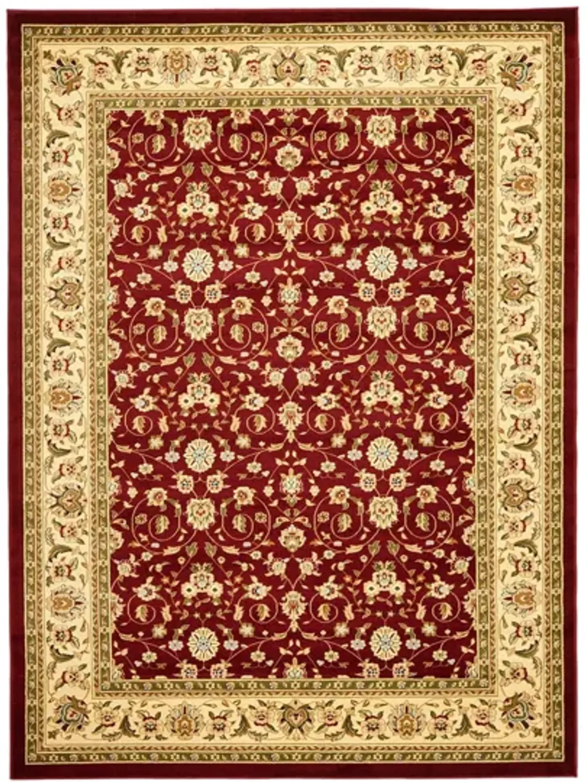 Wimbledon Area Rug in Red / Ivory by Safavieh