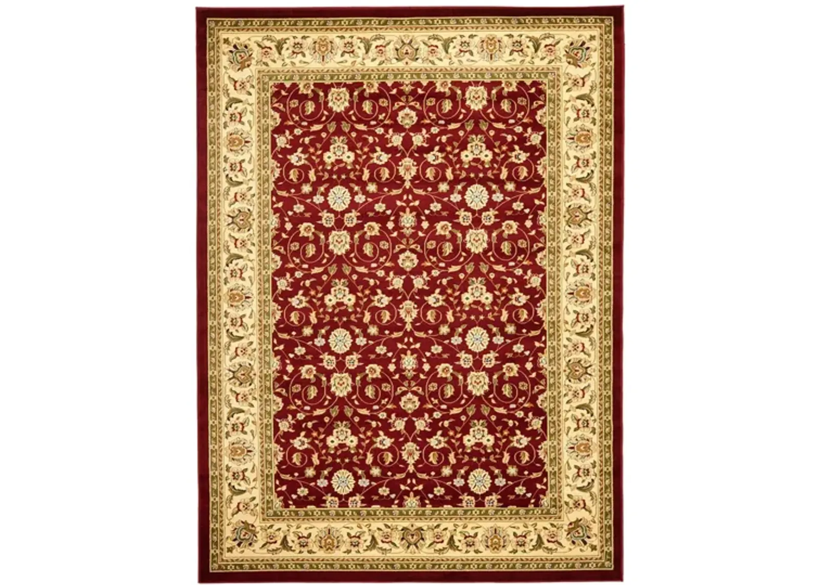 Wimbledon Area Rug in Red / Ivory by Safavieh