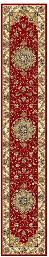 Wessex Runner Rug in Red / Ivory by Safavieh