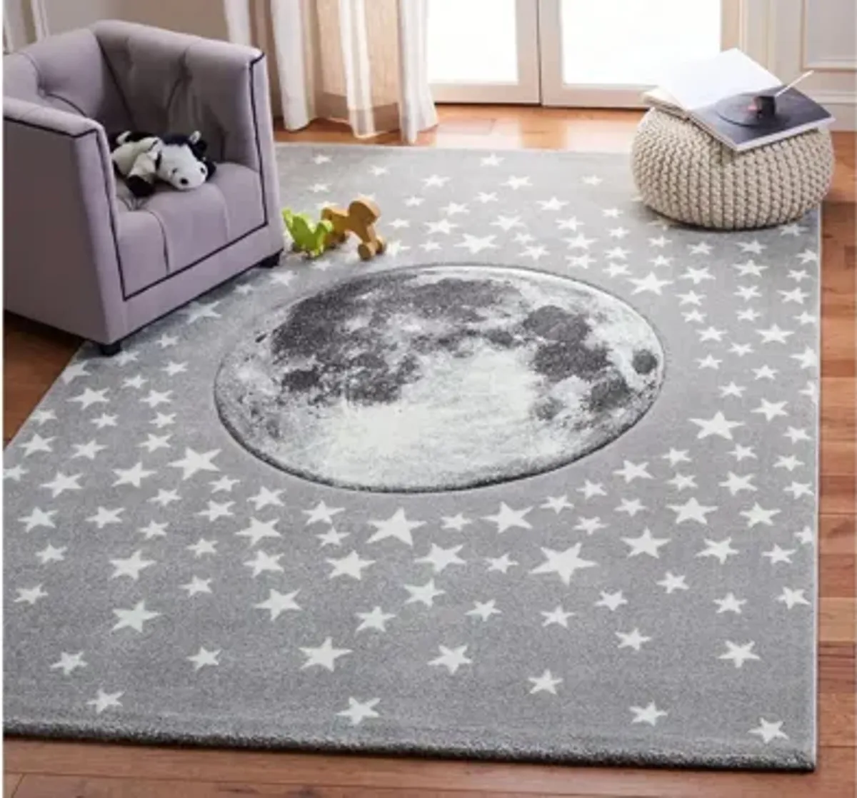 Carousel Earth Kids Area Rug