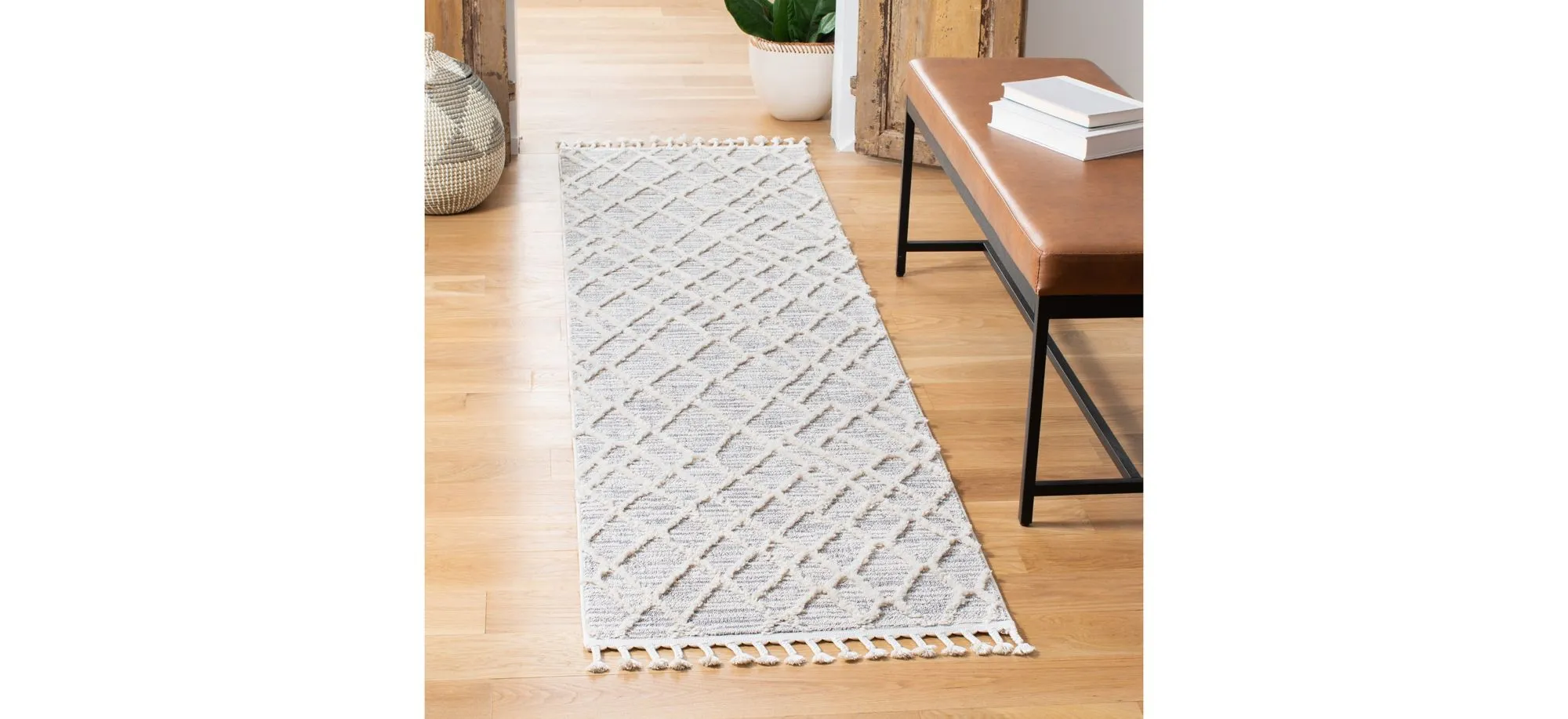 Marrakesh Runner Rug in Gray by Safavieh