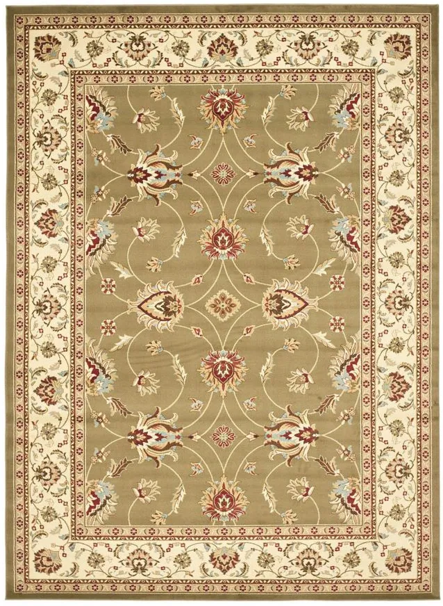 Severn Area Rug in Green / Ivory by Safavieh