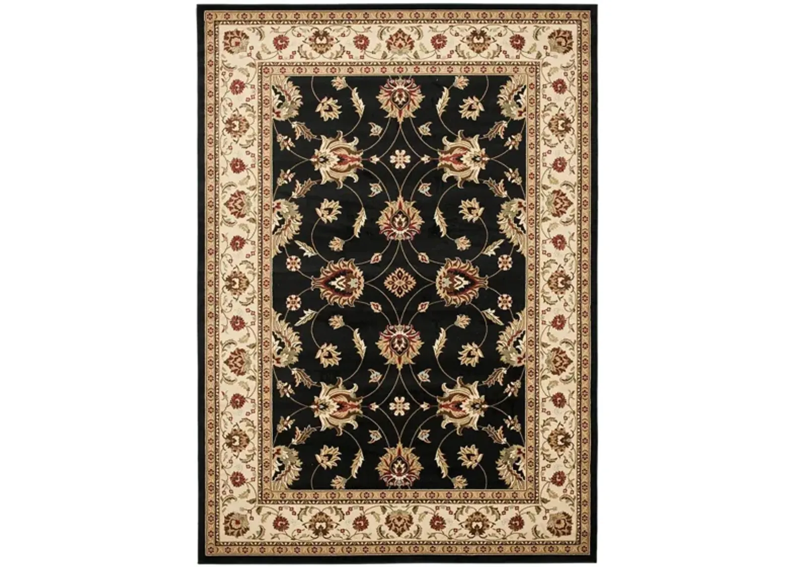 Severn Area Rug in Black / Ivory by Safavieh